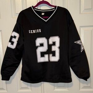 SHEIN Black and White Number 23 Sweatshirt